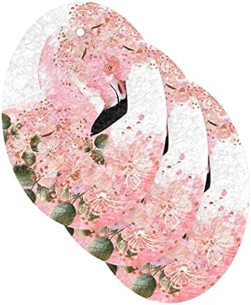 Алаза розова фламинго цветница цвеќиња природен сунѓер кујнски целулоза сунѓери за садови за миење бања и чистење на домаќинствата,