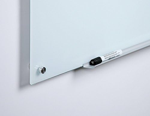 Аудио -визуелна директна магнетна пакет на табла со суво -бришење на бело стакло - 4 'x 3' - со 2 магнетни крпи