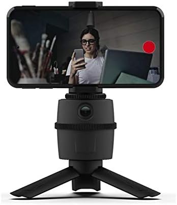 Застанете и монтирајте за Oppo R7 Lite - PivotTrack Selfie Stand, Pivot Stand за следење на лицето за Oppo R7 lite - etет Црн