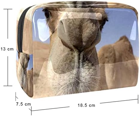 Тбуобт Козметички Кеси За Жени, Торба За Шминка Организатор За Тоалетна Торба За Патувања, Пустинска Животинска Камила