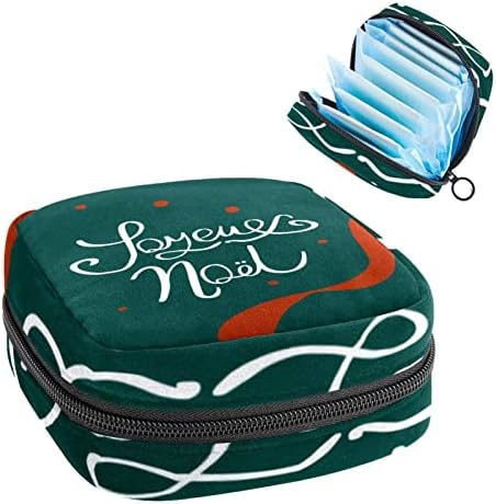 Оријукан санитарна торба за складирање на салфетка, торбичка за менструална чаша, преносни санитарни салфетки влошки за чување торбички