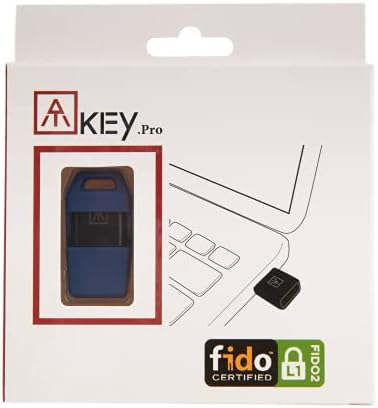 АВТЕНТРЕНД ATKey.Pro -Сертифициран Безбедносен Клуч ФИДО2, USB отпечаток ОД прст USB-А Пристаништа, Заштитете Ги Онлајн Сметките