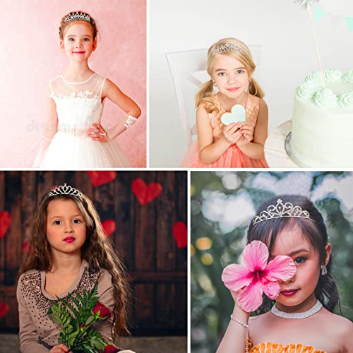 4 парчиња Принцеза Круна За Девојчиња, Круни На Принцезата КУБАКО, Детска Круна, Мала Дијадема, Тијара За Девојчиња, Принцеза Круна За Девојчиња,