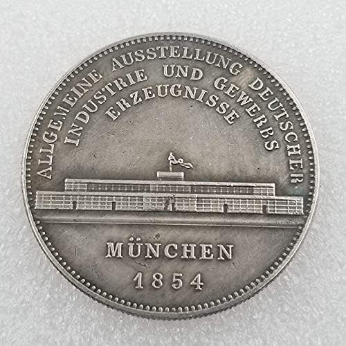 Антички занаети 1854 германска комеморативна монета сребрена долар 1553