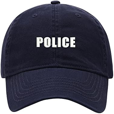 L8502-lxyb Бејзбол капа Мажи полиција извезена измиена памучна тато капа за бејзбол капачиња