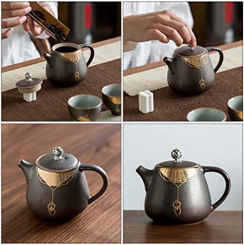 Шише со вода од не'рѓосувачки челик од хемотон јапонски стил чај керамички чајник 280 мл стаклени контејнери