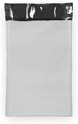 10 Ecoswift 14,5 x 19 Бели големи поли -поштари со големина 7 самото запечатување пликови пластични торби за испраќање пораки