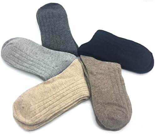 N/A 5 парови/чорапи за многу мажи долга зимска топла кашмир удобни чорапи машки подарок