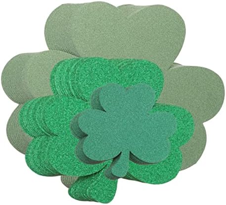 ФАВОМОТО 180 Парчиња Налепници Зелени Налепници Зелен Декор Ирска Сјај Во Прав Зелена Хартија