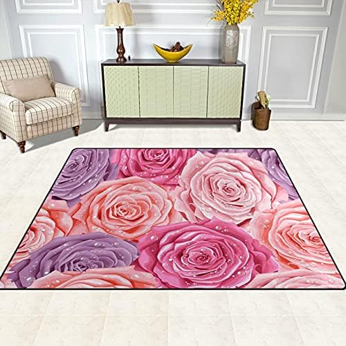 Убави рози големи меки килими расадник плејматски килим мат