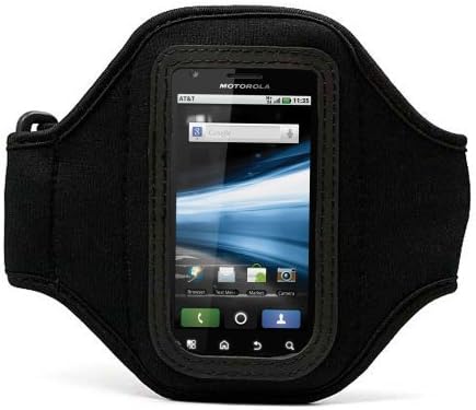 VG Black Universal Armband за водење џогирање компатибилен со LG Optimus 2x, G2X паметен телефон