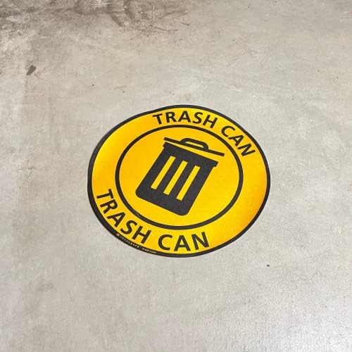 TradeSafe ѓубре може да налепница против подот-ѓубре може да се деколира знак за претпазливост, кора и лепило винил знак, налепница