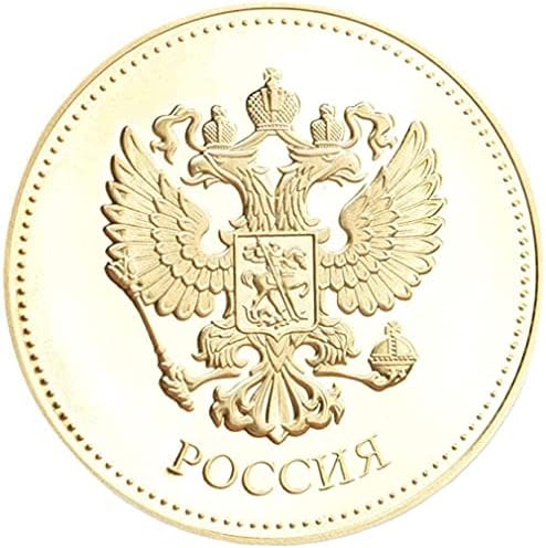 Антички замок ПСКОВ комеморативна златна монета странски монети со двојни орел комеморативен амблем колекција на девизи за колекција на
