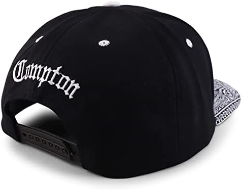 Трендовски продавница за облека Преголема xxl стар англиски Комптон извезена станбела за бејзбол капа