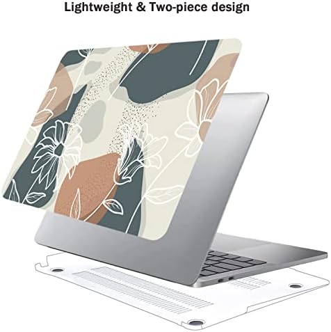 KSK Kaishek компатибилен со MacBook Air 13 Inch Case 2018 2018 2021 Објавување Ретина дисплеј модел A2337 M1 A2179 A1932, пластична тврда