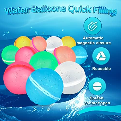 Балони со магнетни вода балони за еднократно вода за деца Брзо пополнете го пополнувањето на водата за запечатување на водата