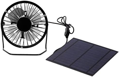 Радосен Соларен Панел, 5w Вентилатор Со Соларна Енергија Мини Вентилатор За Издувни Гасови За Ладење Фотоволтаичен Вентилатор За Соларен