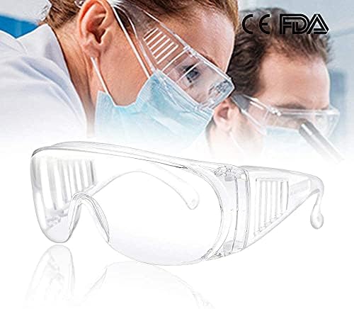 Witsy Co Три УВ заштитни безбедносни очила за очи | Заштитни очила за безбедност на магла Заштитени очила за мажи и жени | Безбедносни