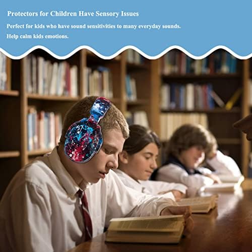 Protear Детска заштита за уво Безбедност на ушите уши, NRR 25dB Намалување на бучава Деца ушни уви, заштитници за слух за спиење