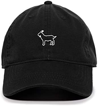 Технички дизајн коза бејзбол капа везена памук прилагодлива тато капа