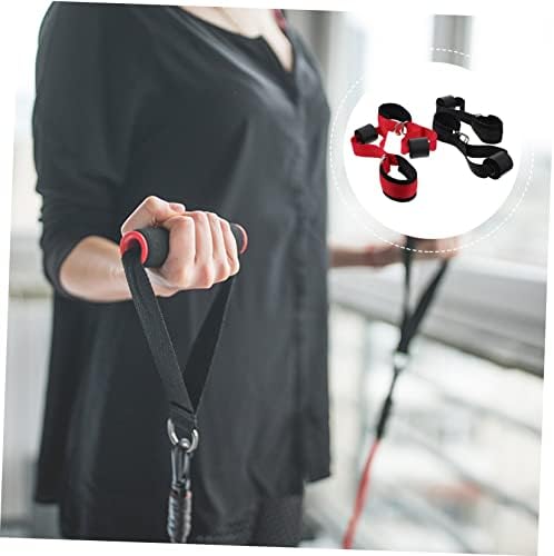 Inoomp 2pcs фитнес врата кабел кабел рачки за вежбање отпорни ленти жени салата поставува врата на глуждот лента врата прицврстување на