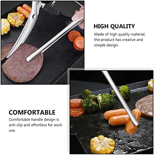 Cabilock Corean Grill Kitchen Brissor Ultra Poltry Scissor не'рѓосувачки челик храна Тонг тешки ножици за месо за коски пилешко месо риба мисирка