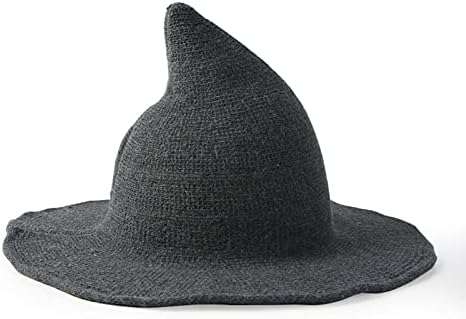 Капчиња Миашуи пакет плетени вичер за Ноќта на вештерките вештерка, капа капа капа, женски бејзбол капачиња за хартија чаша капа