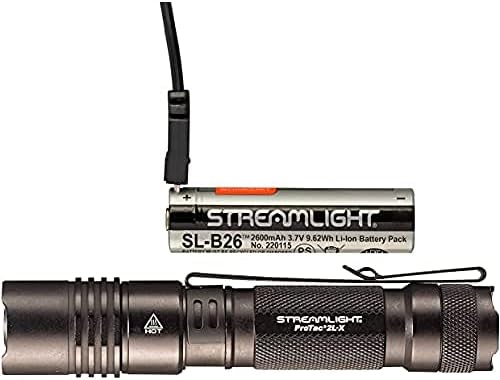 Streamlight 88083 PROTAC 2L-X USB, полначка USB батерија и 88051 Тактички футрола за TL-2 & 2x, Protac HL, Polytac, Polytac