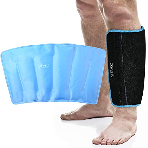 Студениот пакет за ревид XL Гел за олеснување на болката во телето и лактот и ледениот мраз на коленото, обвивката околу целото колено по операцијата