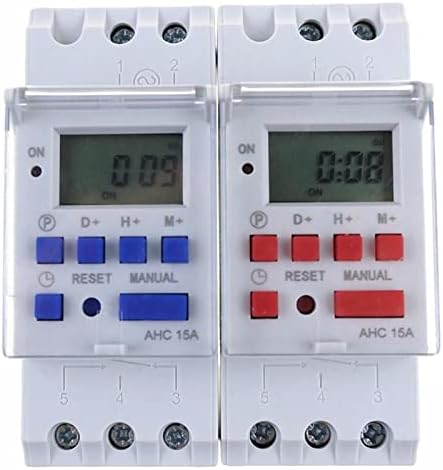 Axti 20PCS THC15A DIN Rail Timer Timer Time Switches Временски прекинувачи за време на електронски прекинувач за прекинувач на допир
