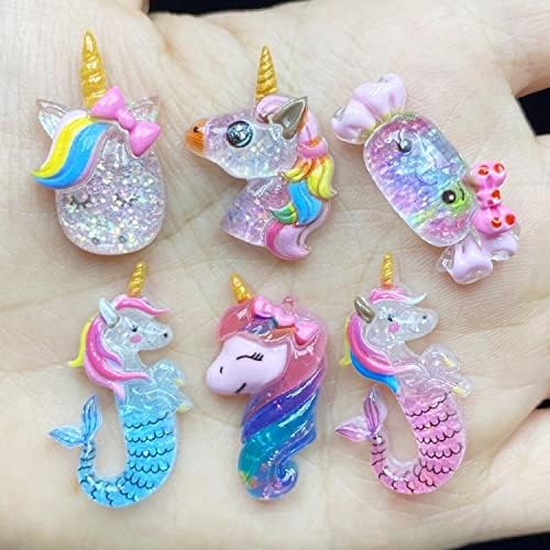14 парчиња/многу симпатична смола за нокти уметнички привлечности среќни животни желе гума слатка бонбони 3Д декорација на нокти DIY додатоци