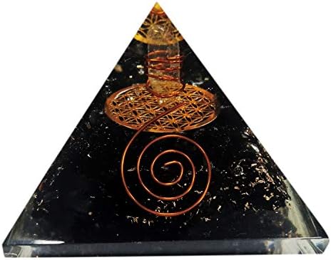 Оргон пирамида голем турималин кристален генератор на енергија ЕМФ Заштита за заздравување на медитација