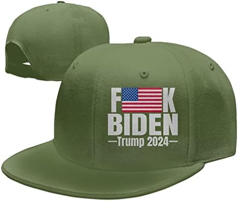 Фук oeо Бајден и Трамп 2024 година знаме Менс и женски стилски камионџија капа