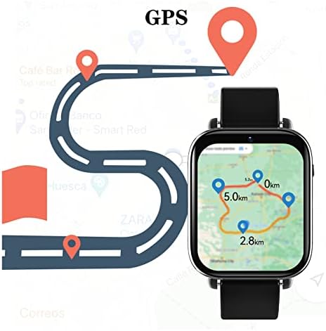 VPSN Паметен Часовник Мажи Жени 5mp Камера WiFi GPS Паметен Часовник 1,75 Инчи 320 * 385 HD
