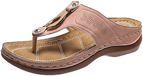 Xipcokm влечки за жени 2023 летни модни удобни канали од клин -лапчиња со лакови за поддршка на сандала плажа слајдови чевли