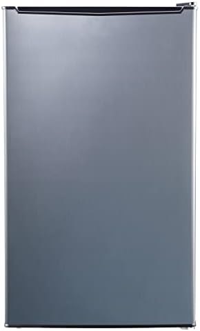 Wkkwopve 3,3 кубни фунти мини фрижидер со замрзнувач, заштеда на енергија, мини фрижидер со низок шум за канцеларија за спални соби