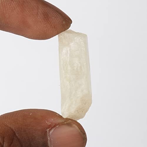 GemHub 41,70 CT Tumbled Rainbow Moonstone Crystal Crystal, Метафизичко заздравување, Чакра камен за Релки