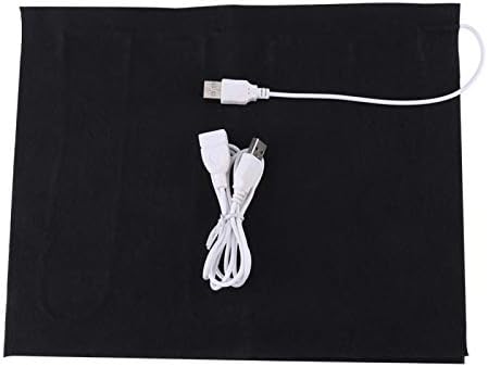 Weojeviy облека за греење на облеката, 5V USB подлога за греење на јаглеродни влакна, 35 ℃ ℃ 50 ℃ Електричен елемент за греење на