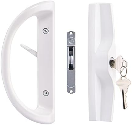 Лизгање на вратата на вратата на вратата со седиште со заклучување на цилиндерот и заклучувањето на завртката, комплетот за заклучување