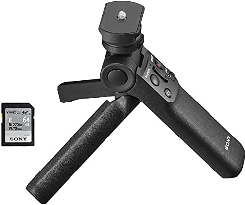 Sony ZV-1 Компактен 4K HD дигитален фотоапарат, црн пакет со комплет за додатоци на ACCVC1 Vlogger, MAC софтверски пакет, торба за рамо, заштитник на екранот, комплет за чистење