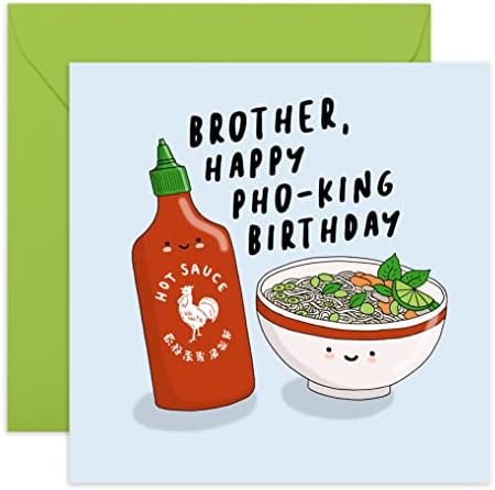 ЦЕНТРАЛНА 23-Смешна Роденденска Честитка За Брат- Брат, Среќен Роденден На Фо-Крал - Забавни Роденденски Картички На Брат-Идеална