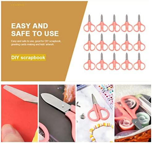 Додатоци на Cabilock Пластично дете- Безбеден сет за ножици, ножици за обука на мали деца, ножици за обука на училишта и деца Уметнички