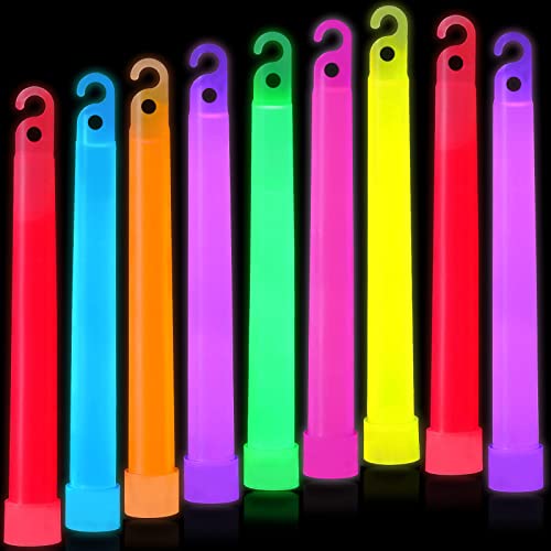 Aivant Ultra Bright Barge Glow Sticks - долго последно осветлување во текот на 12 часа за забави и деца кои играат, лесни за итни случаи