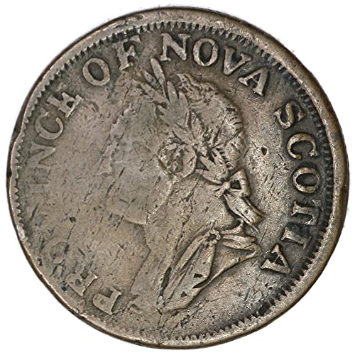 1832 година Монтреал Канада Нова Шкотска крал Georgeорџ IV 1 Пени Пени продавач добро