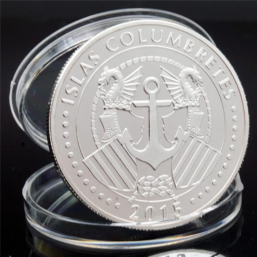 Гамбија Природна Средина Комеморативна Монета Африканска Птица Сребрена Монета Долговечност Со Црвен Стомак Комеморативна Монета Гангкси