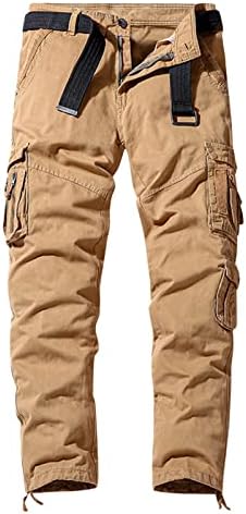 Мајки-ГJ Машки Камо Камо пешачки панталони Обични лесни мулти џебни остатоци директно на отворено тактички воени панталони