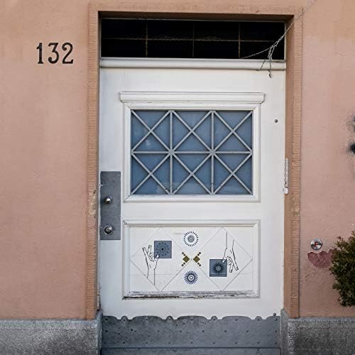 Броеви на адреса на куќи на Лутер 3 инчи, црни броеви на улични броеви, броеви на поштенско сандаче броеви на вратите за бројот на