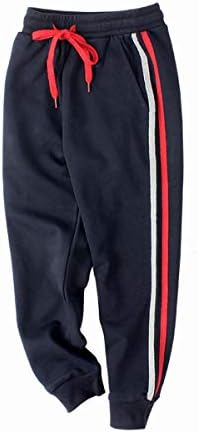Цветни кујди момчиња џогерни панталони шарени памучни џемпери прилагодливи панталони на половината на возраст од 5-14 години
