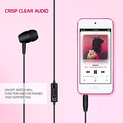 Pro Mono Earbud без раце компатибилен со Nokia C30 со вграден микрофон и јасен чист безбеден аудио!