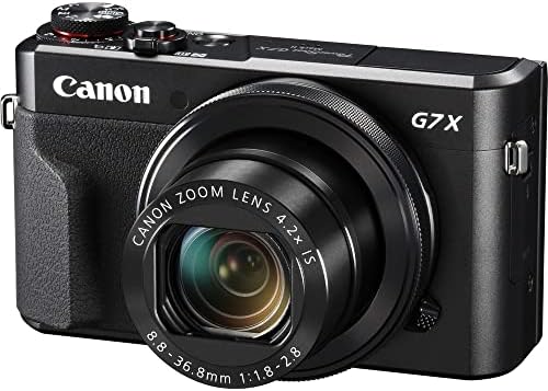 Canon PowerShot G7 X Mark II Дигитална Камера + 64gb Мемориска Картичка + 2 x NB13L Батерија + Корел Фото Софтвер + Полнач + Читач На Картички